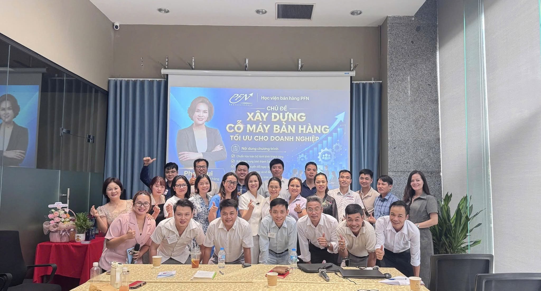 Học viên chương trình Xây dựng cỗ máy bán hàng tối ưu tại Hà Nội